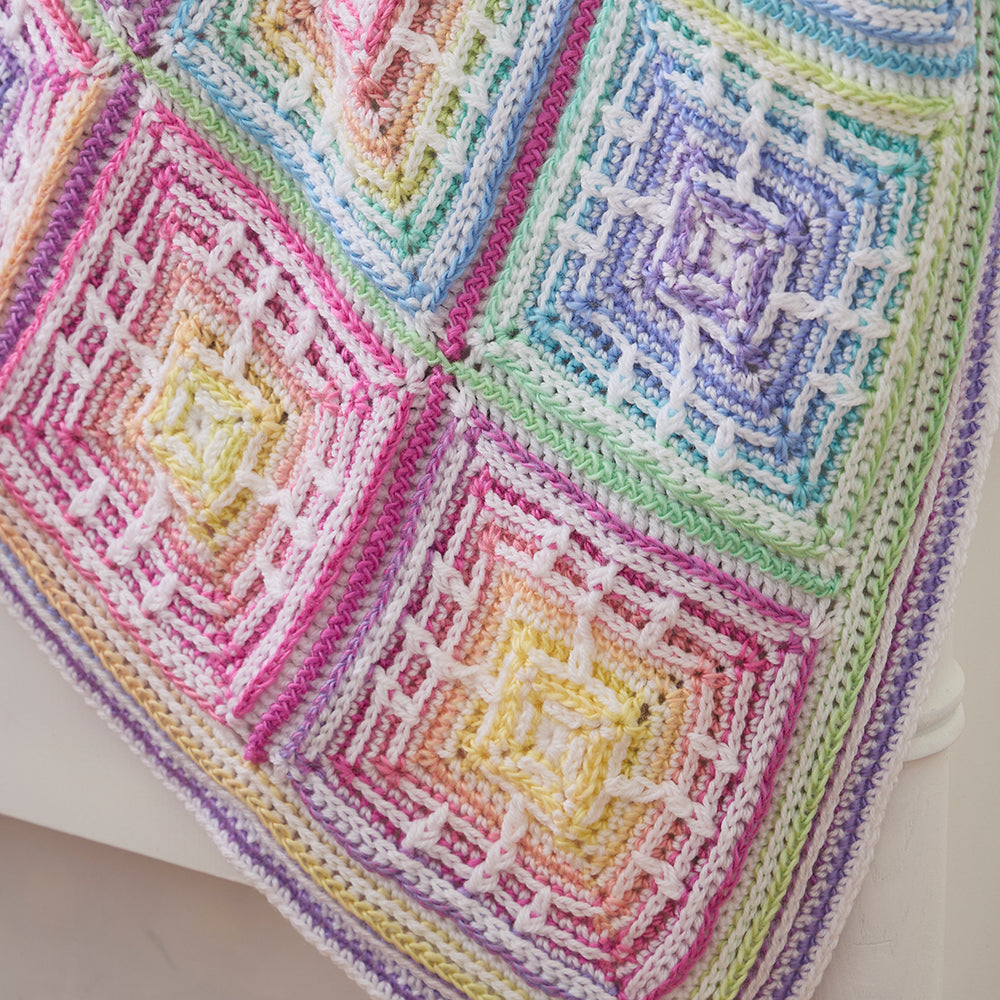 Patchwork Prism Baby Blanket