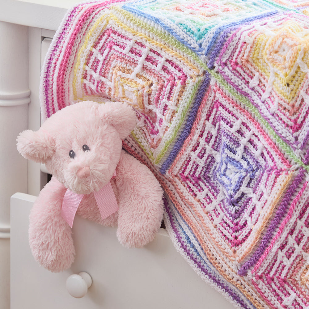 Patchwork Prism Baby Blanket