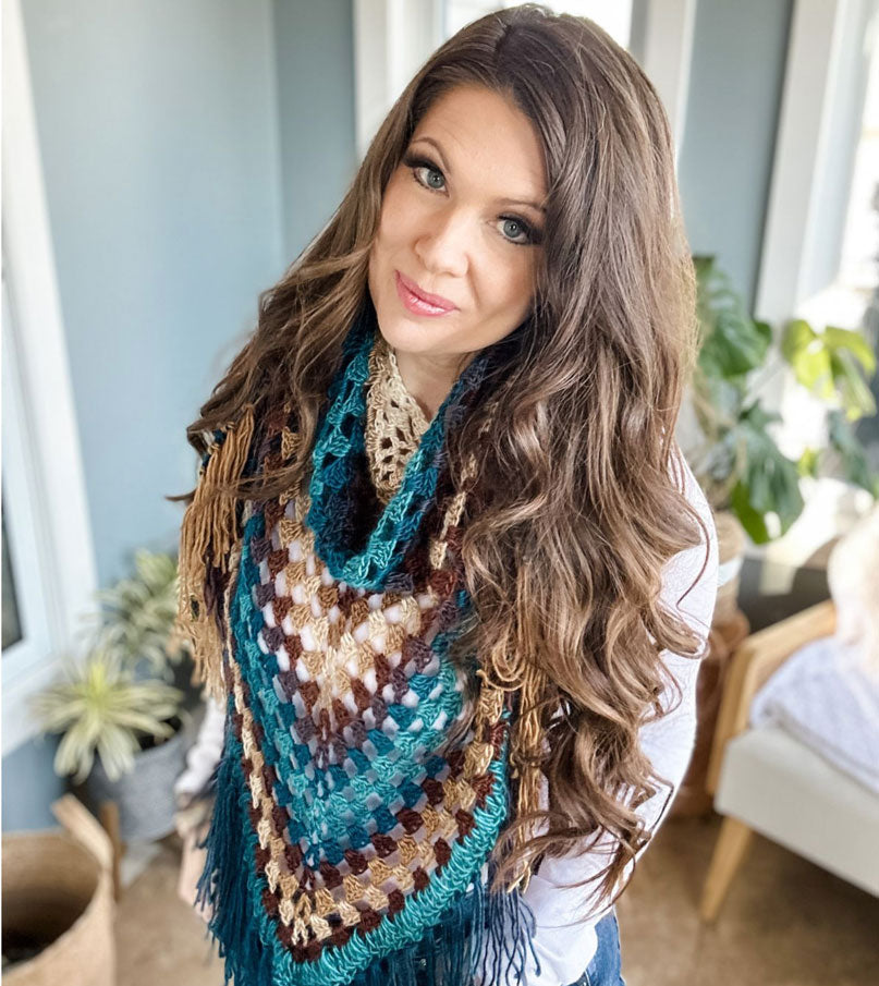 Feathered Fall Shawl