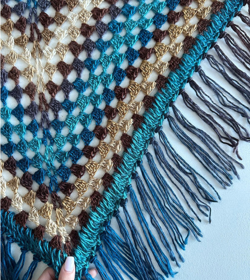 Feathered Fall Shawl