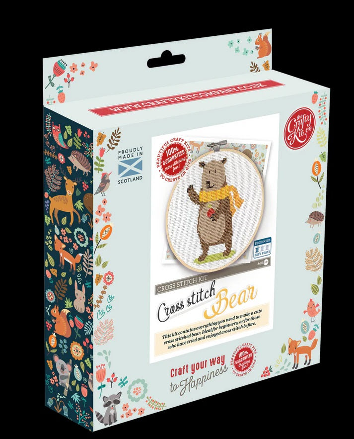 The Crafty Kit Co - Ours au point de croix