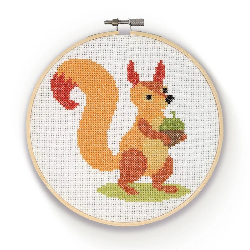 Squirrel Cross Stitch Kit