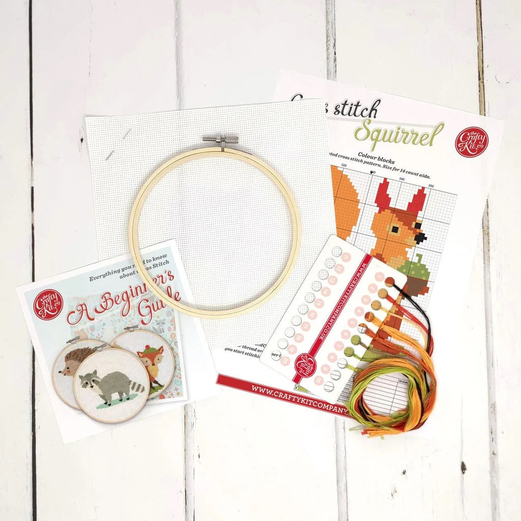 Squirrel Cross Stitch Kit