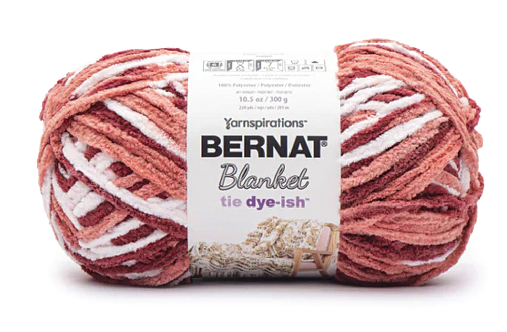 Bernat Couverture Tie Dye-ish Yarn - Couleurs abandonnées