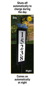 SensorBrite Solar Address Sign