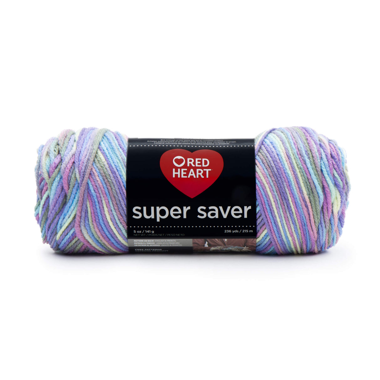 Fil Red Heart Super Saver (rayures, imprimés, panachés)