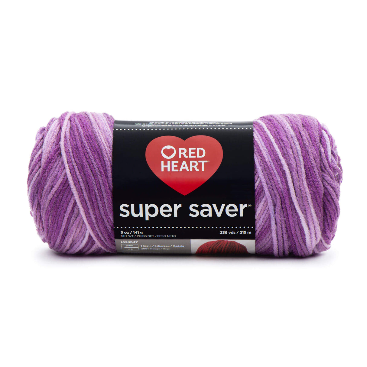 Fil Red Heart Super Saver (rayures, imprimés, panachés)