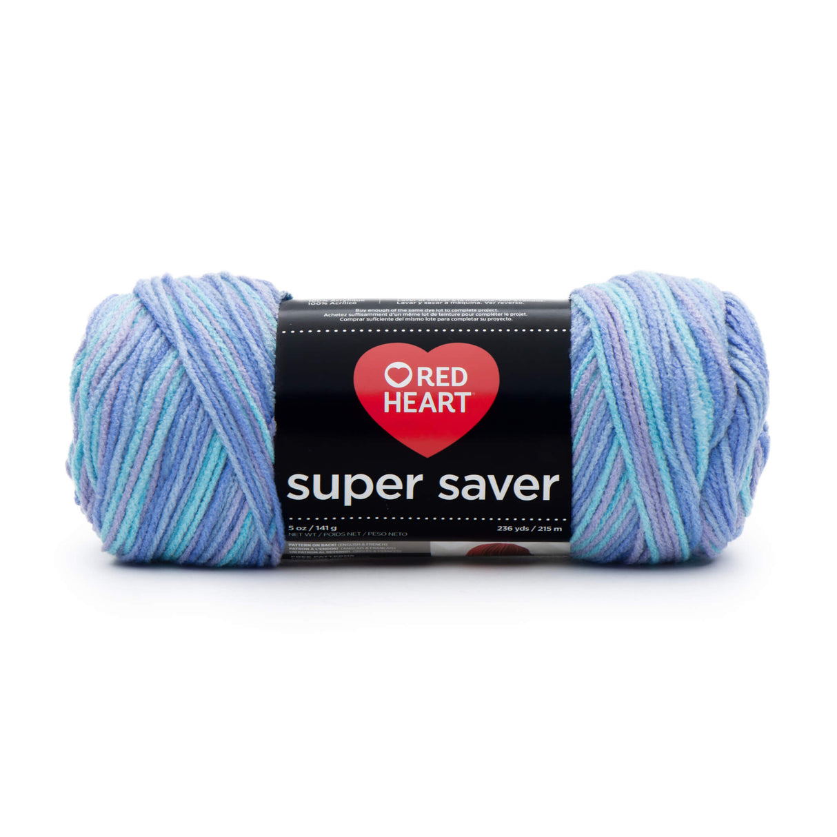 Fil Red Heart Super Saver (rayures, imprimés, panachés)