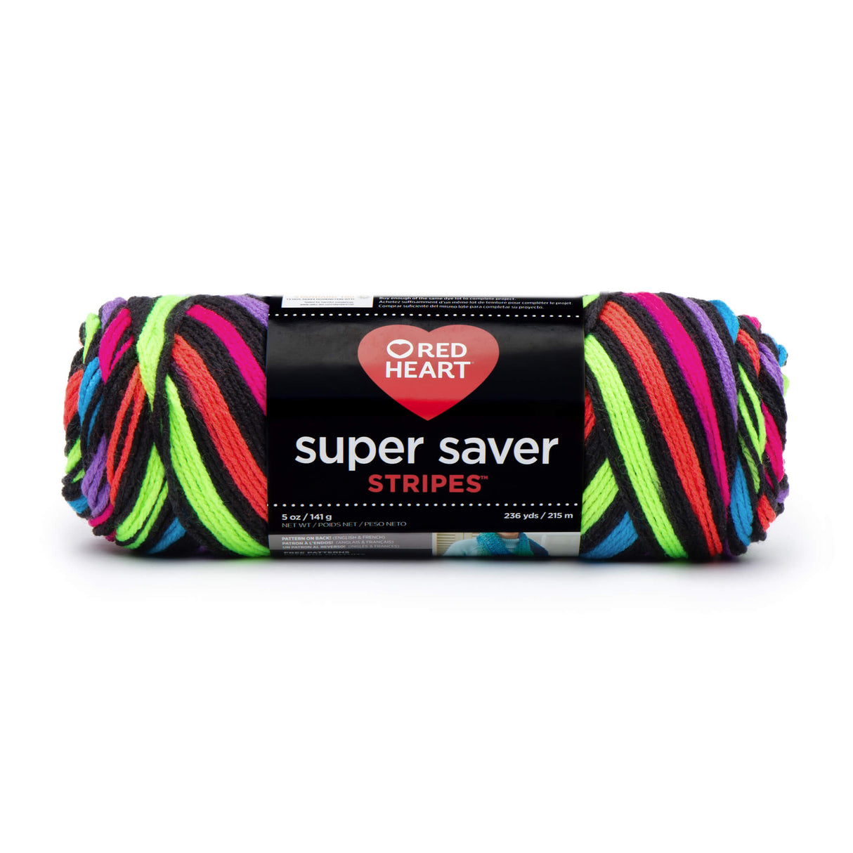 Fil Red Heart Super Saver (rayures, imprimés, panachés)