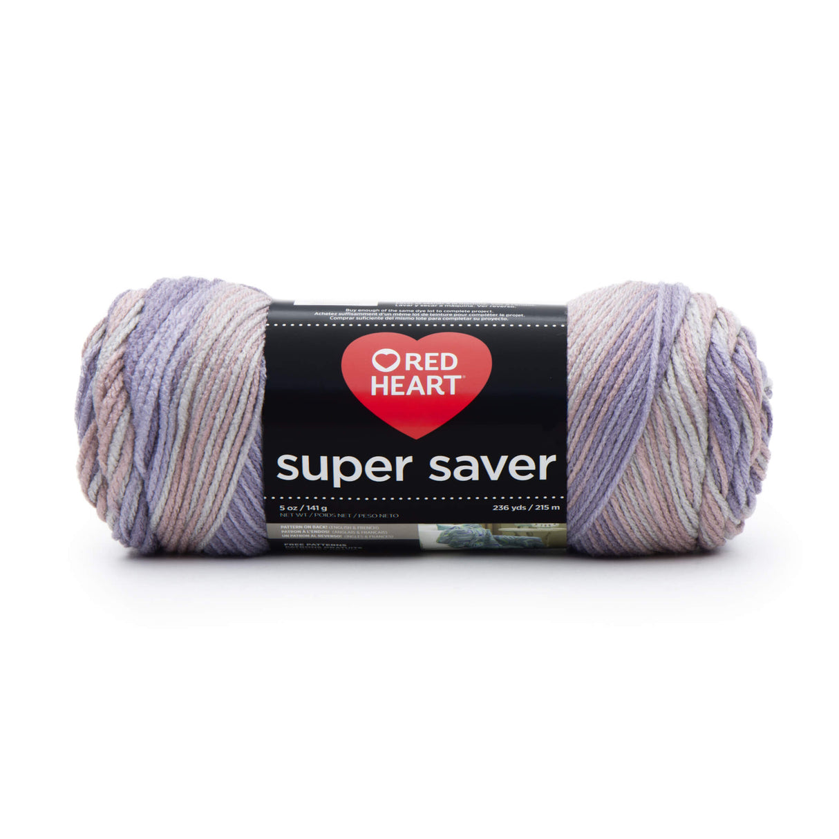 Fil Red Heart Super Saver (rayures, imprimés, panachés)