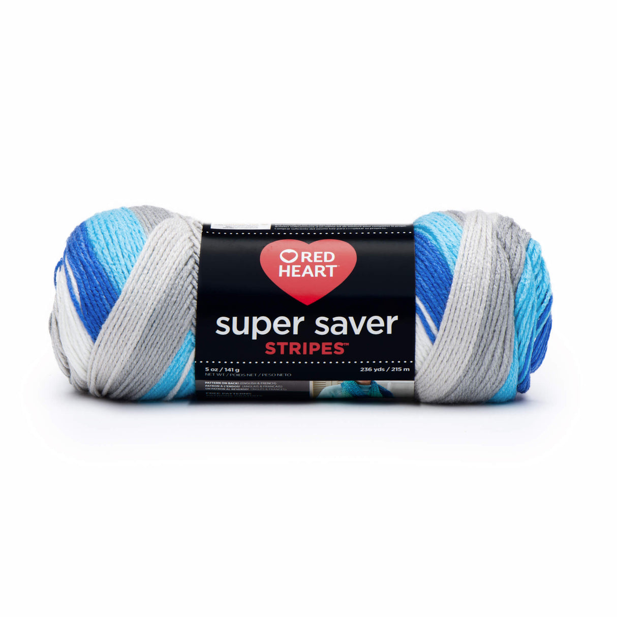 Fil Red Heart Super Saver (rayures, imprimés, panachés)