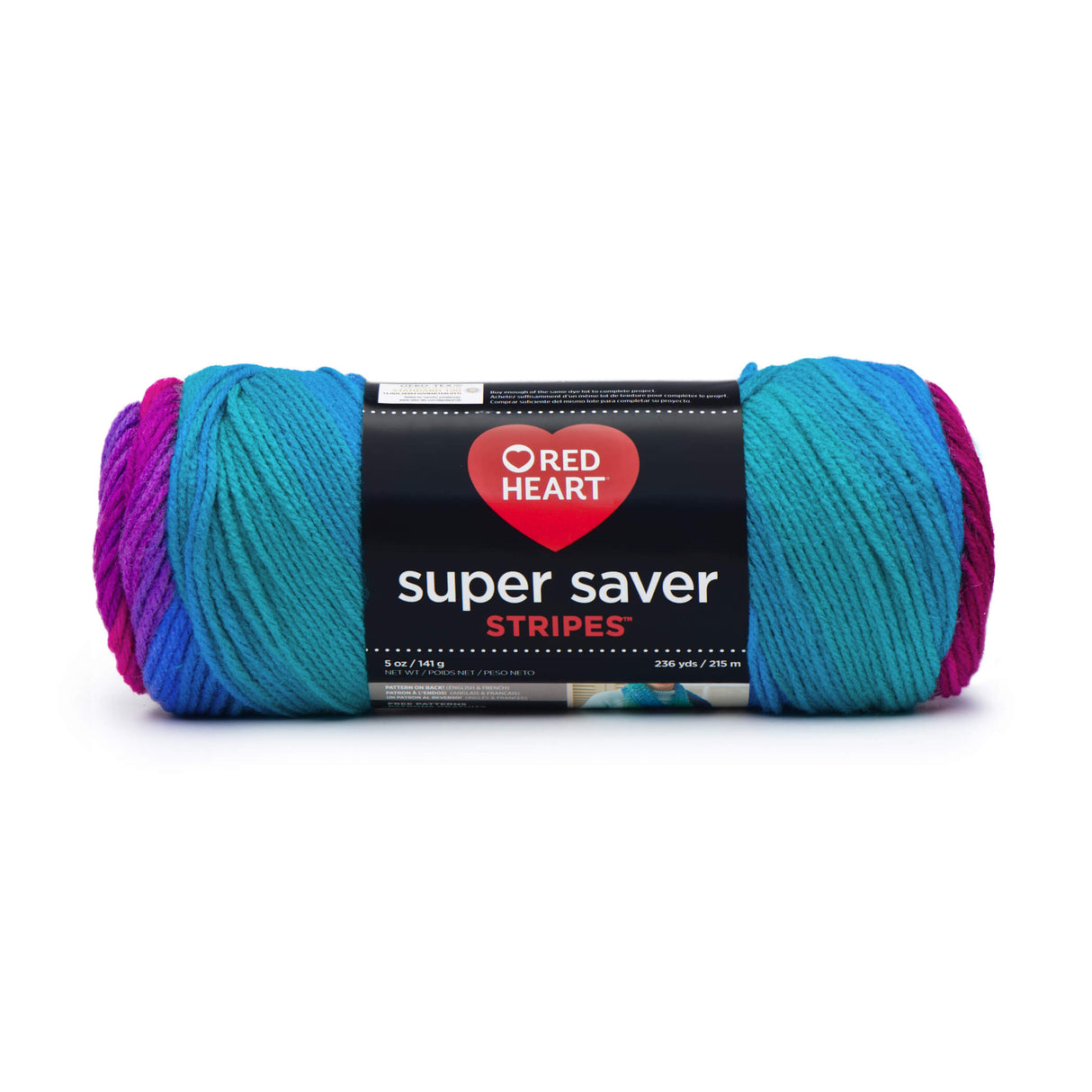 Fil Red Heart Super Saver (rayures, imprimés, panachés)