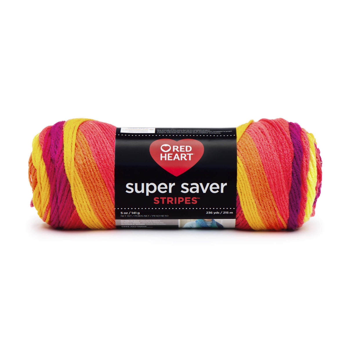 Fil Red Heart Super Saver (rayures, imprimés, panachés)