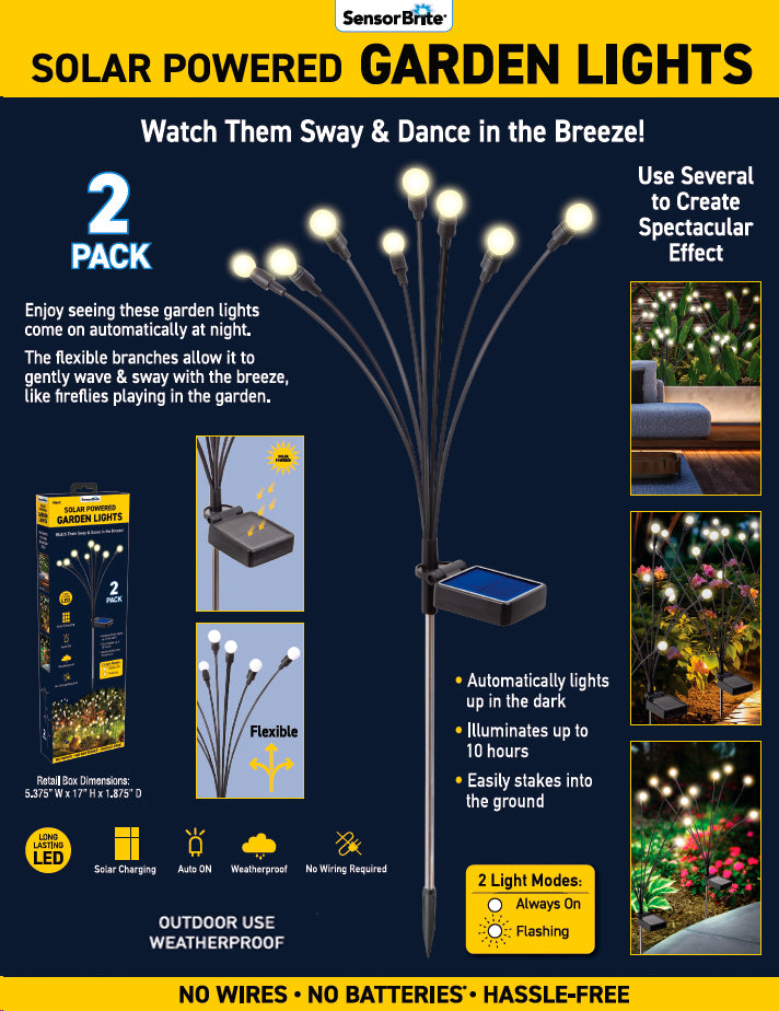 SensorBrite Solar Garden Lights