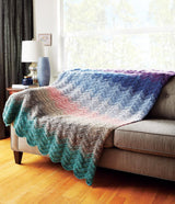 Heathered Waves Throw Pattern