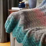 Heathered Waves Throw Pattern