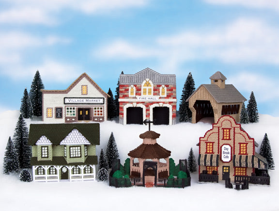 Exclusive Plastic Canvas Village Kits