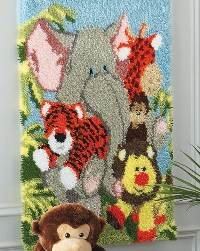 Jungle Love Rug Pattern