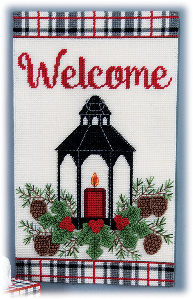 Winter Welcome Plastic Canvas Ensemble