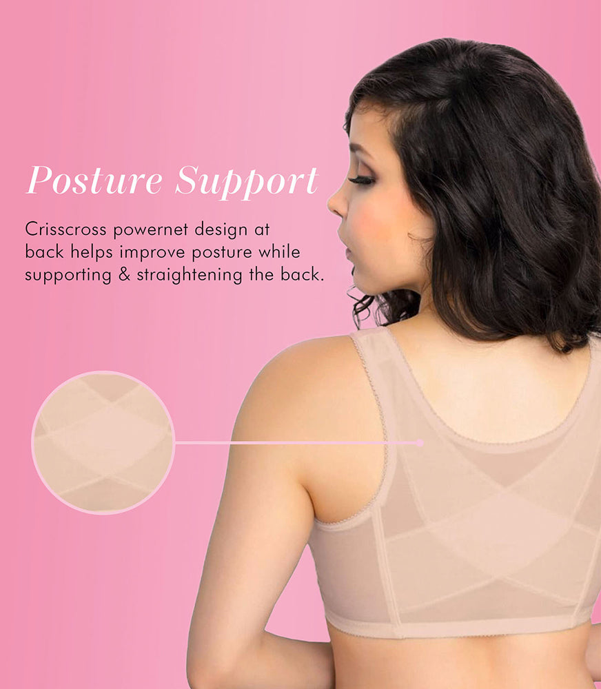 Front-Close Lace Posture Bra