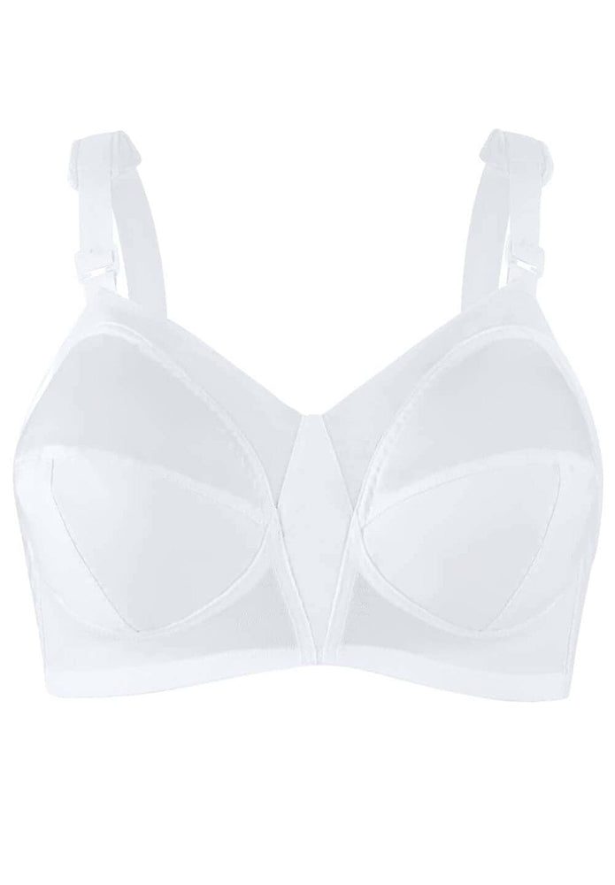Vintage New Exquisite Form Ful-ly Front Close Full Support Wire Free Bra  White -  Canada