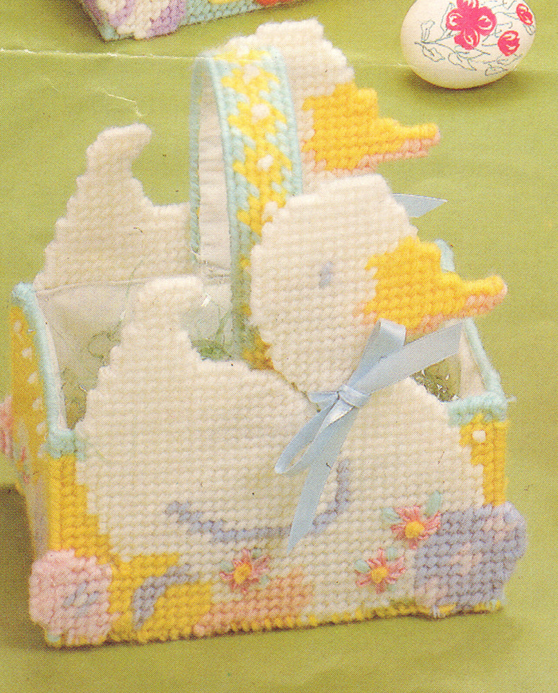 Modèle de panier de Pâques en forme de canard