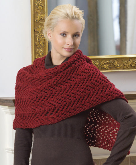 Free Lace Shawl Knit Pattern – Mary Maxim Ltd