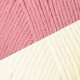 Couverture pour bébé en tricot double Hearts Aplenty 