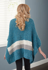 Striped Ruana Wrap