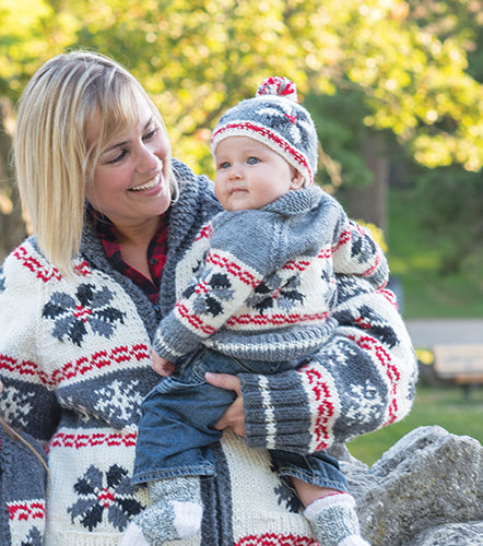 Veste et chapeau flocon de neige pour bébé