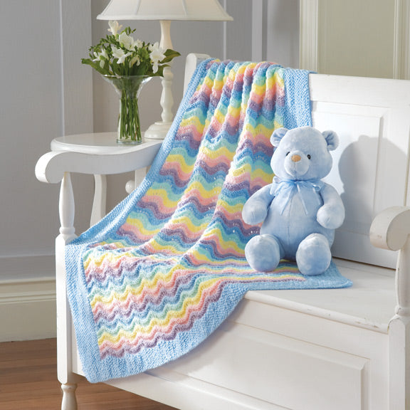 Crochet Ripple Baby Blanket