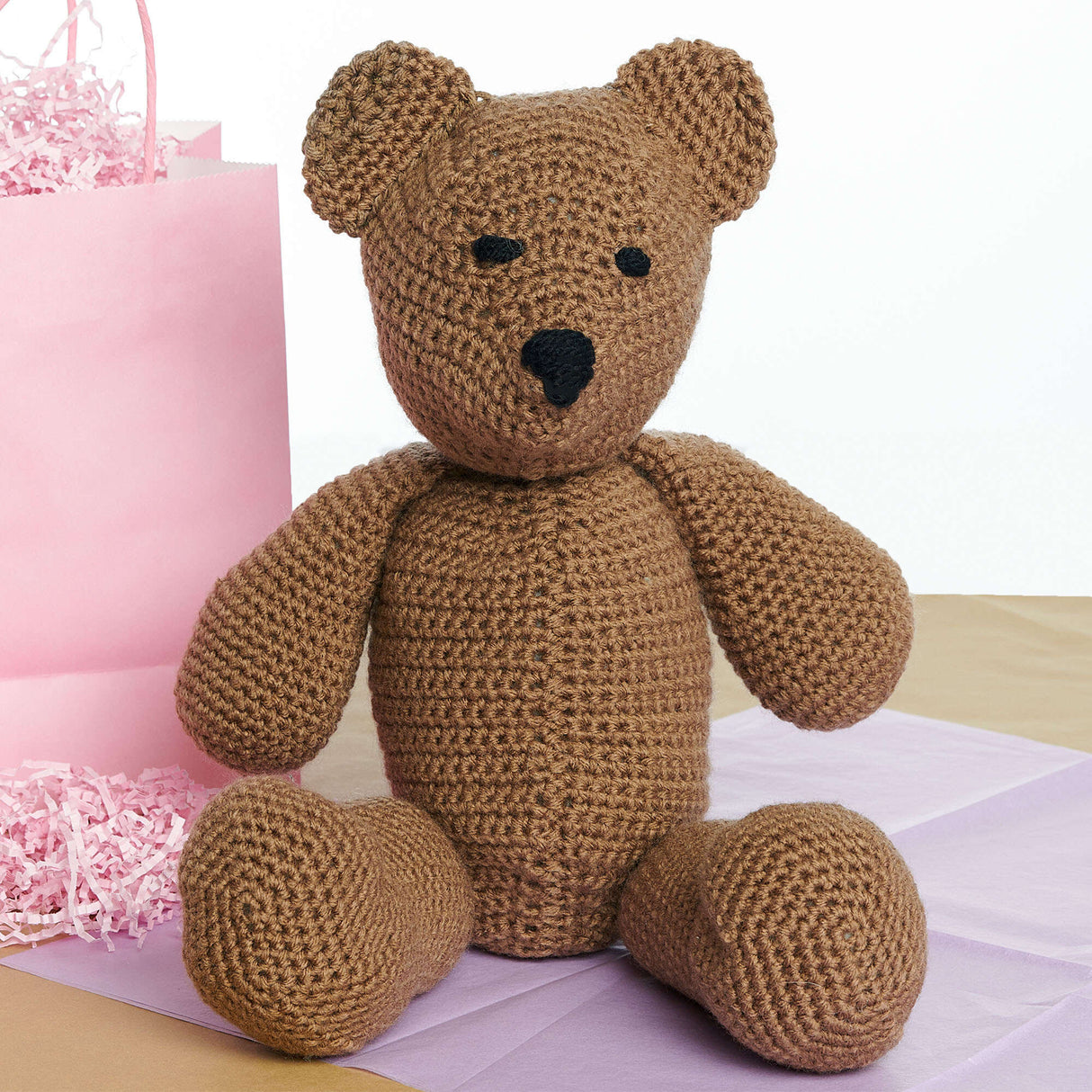 Modèle d'ours au crochet à câliner gratuit