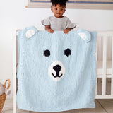 Free Bear-y Cozy Knit Baby Blanket Pattern