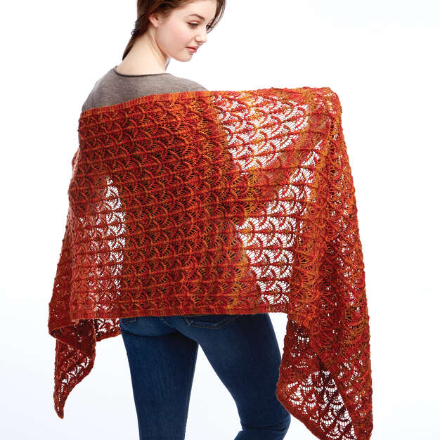 Free Fanfare Knit Wrap Pattern