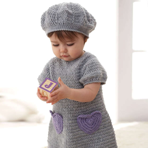 Free I Heart My Dress & Beret Pattern