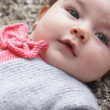 Free Pretty Bow Tie Baby Cardigan Pattern