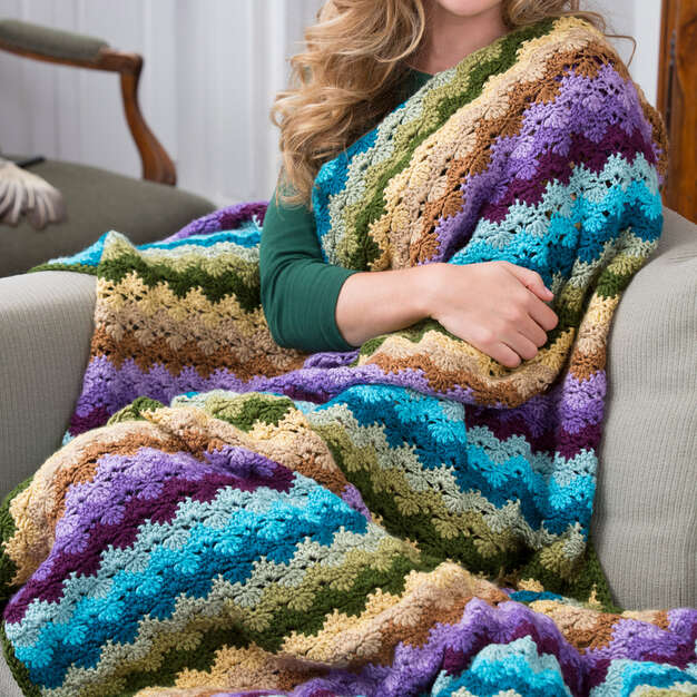 Free Twilight Shells Throw Pattern