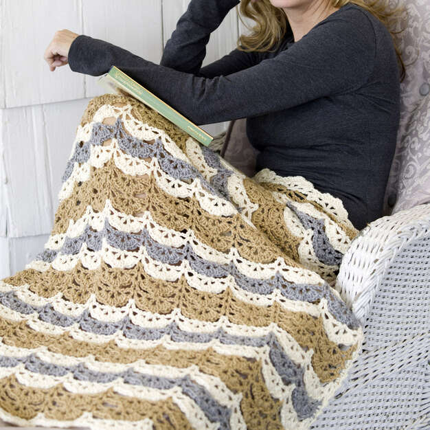 Free Shell Clusters Lapghan Pattern