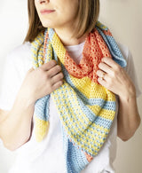 Free Tri-Colour Shawl Pattern