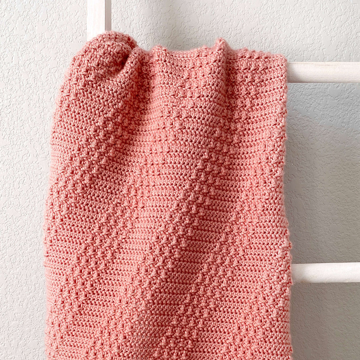 Free Crochet Diagonal Stripes Baby Blanket Pattern