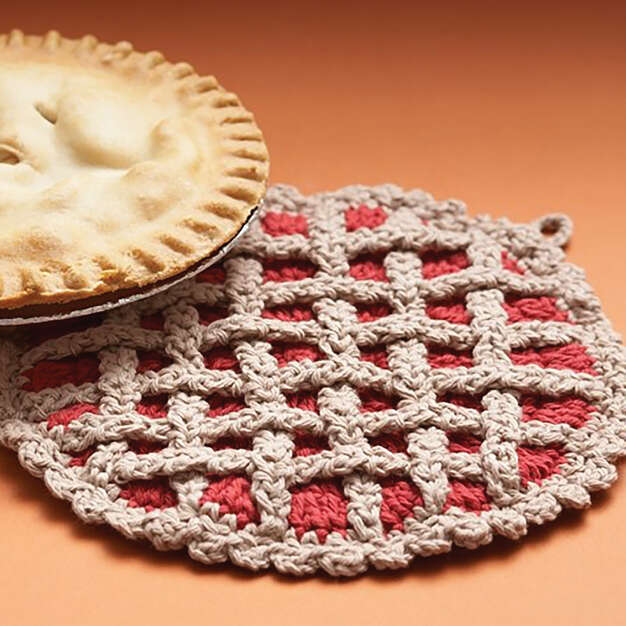 Free Cherry Pie Hot Pad Pattern