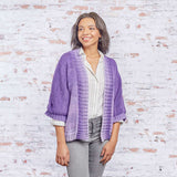 Modèle de veste de style kimono en tricot gratuit