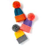 Modèle de chapeau pour enfant Color Dip Knit gratuit