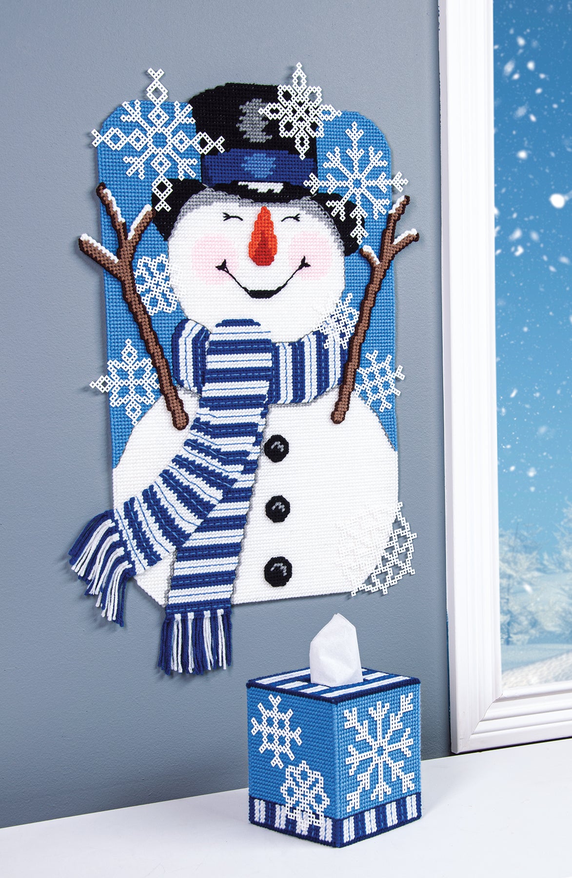 Snowflakes Ensemble Plastic Canvas Kit