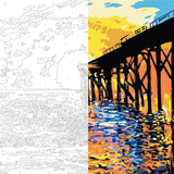 West Coast Pier Paint By Number Kit