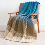 Seaside Sunset Knit Blanket