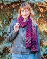 Magenta Mosaic Scarf