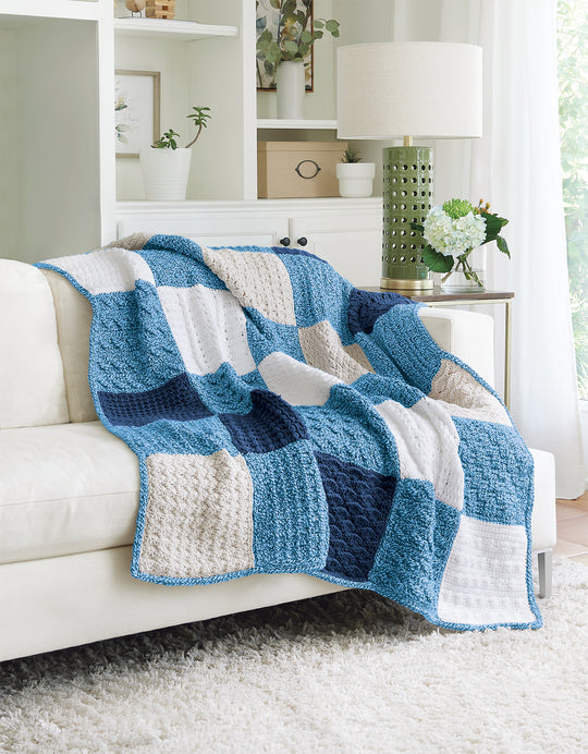 Ragg Sampler Afghan – Mary Maxim Ltd