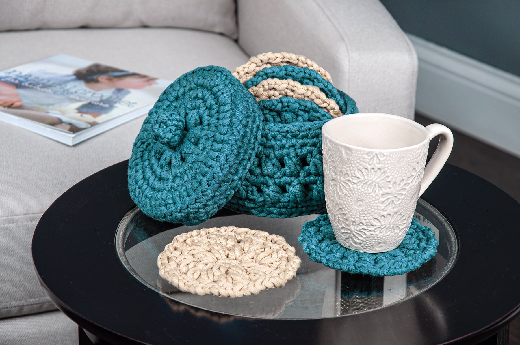 Home Coasters Holder Set