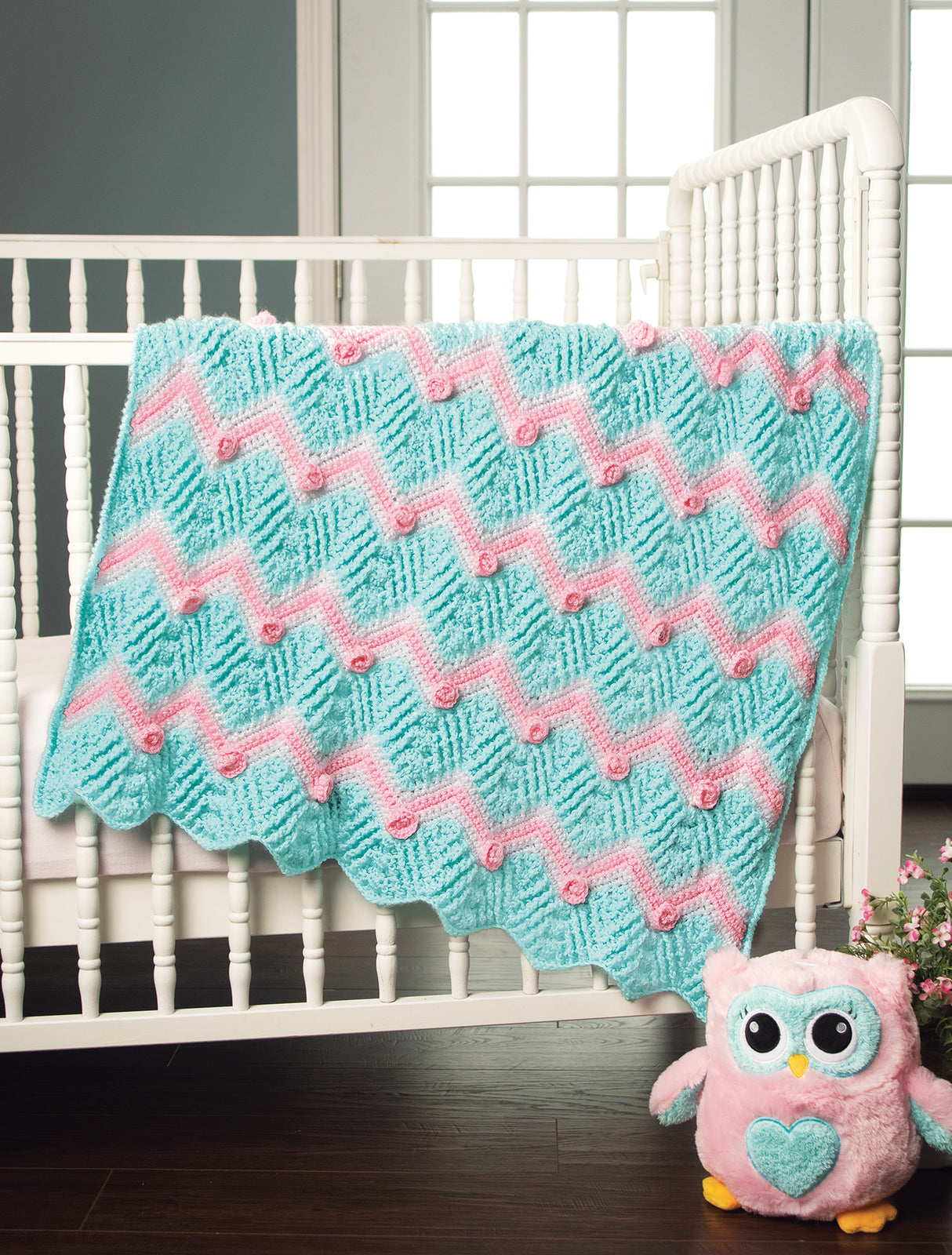 Rosey Ripples Blanket